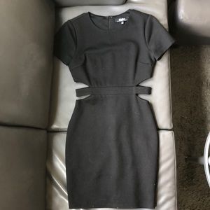 Lulus Black cutout mini dress